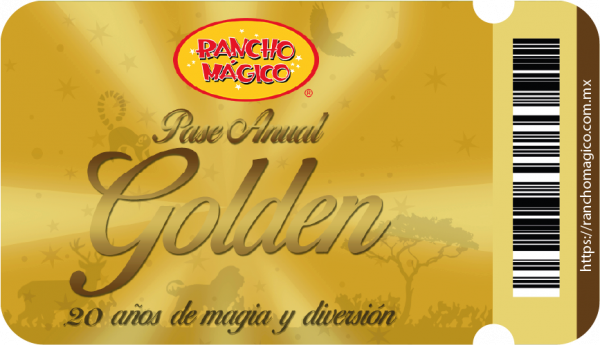 Pase Anual Golden Frente